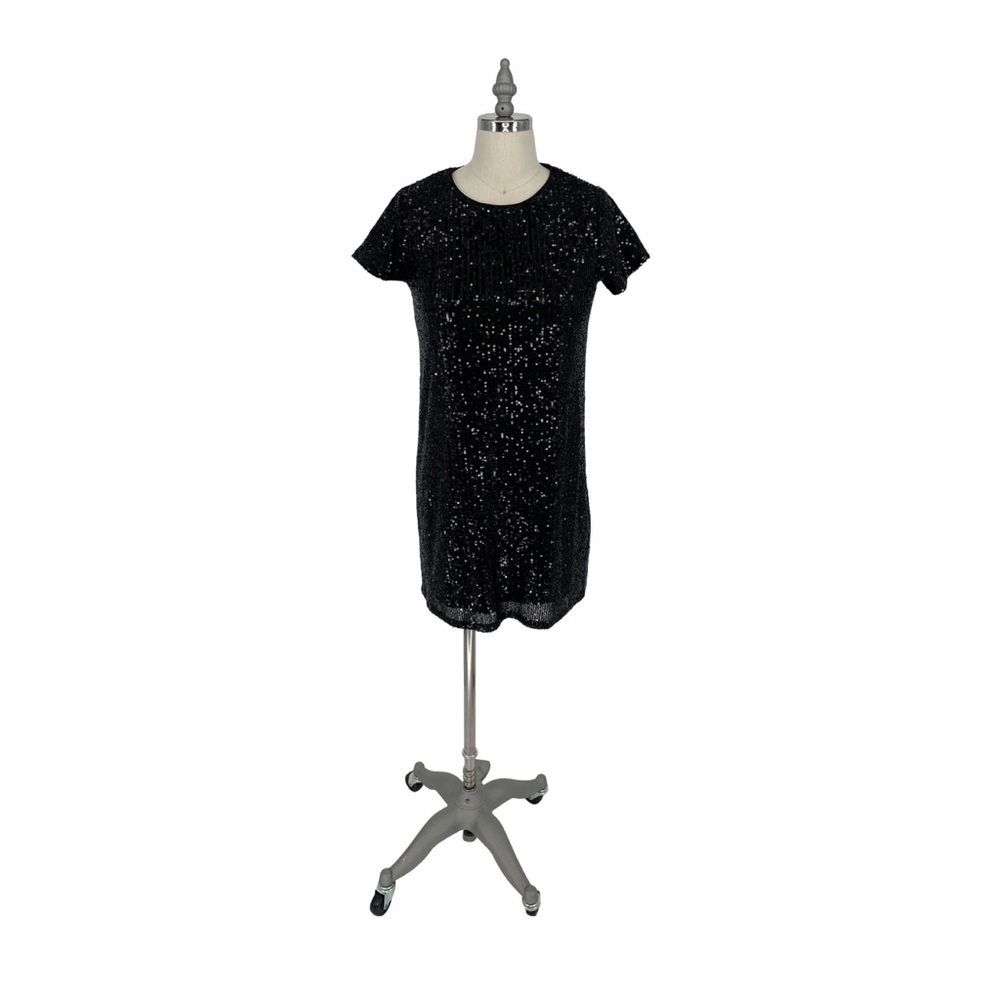 NWOT GB Girls |‎ Little Black Big Girl Sequin Dress Size L